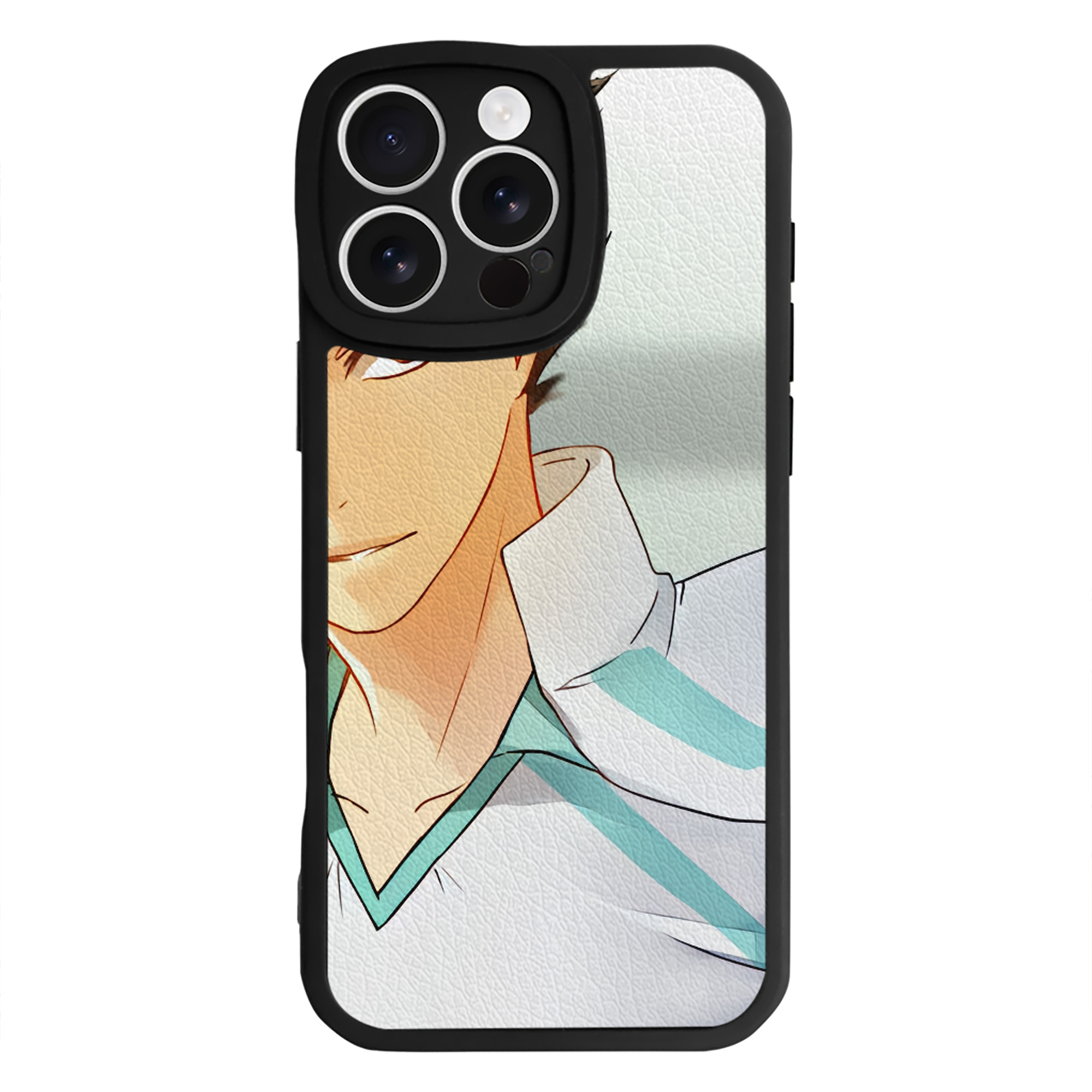 （画像用） ハイキュー!! Haikyu!! 【iPhone 16シリーズ対応】シリコンスマホケース（レザー調） 材質：シリコン
